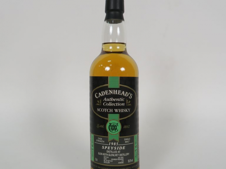 1 BOUTEILLE GLEN KEITH (70cl/59,2°) 'Authentic Collection / 216 boutei