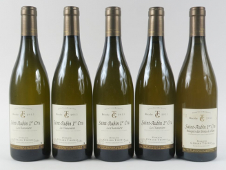 Vente aux enchères 5 BOUTEILLES SAINT AUBIN 1er CRU 'MURGERS DES DENTS DE CHIEN' DOMAINE 