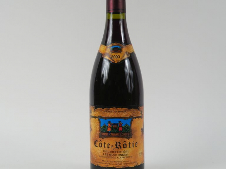 1 BOUTEILLE CÔTE ROTIE 'LES MOUTONNES' G. BONNEFOND - 2003