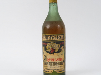 Vente aux enchères 1 VIEILLE BOUTEILLE (1 L) ARMAGNAC 'PANACHE D'OR' CARRERE