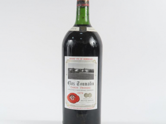 Vente aux enchères 1 MAGNUM CLOS TOUMALIN CANON FRONSAC - 1979