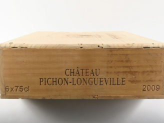 Vente aux enchères 6 BOUTEILLES CHÂTEAU BARON PICHON DE LONGUEVILLE GCC PAUILLAC - 2009 -