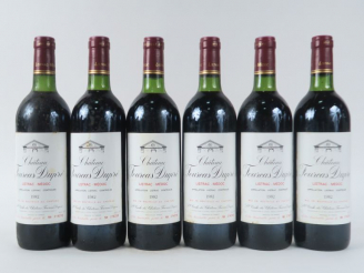 Vente aux enchères 6 BOUTEILLES CHÂTEAU FOURCAS DUPRÉ LISTRAC MEDOC - 1982 - BG