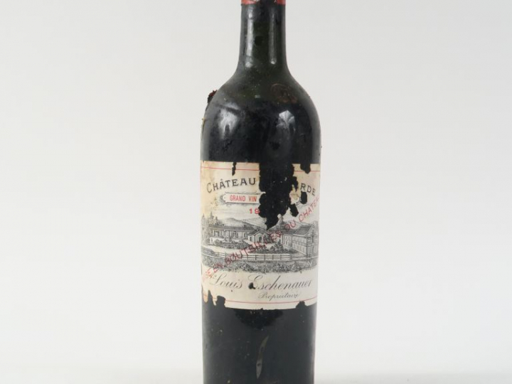 1 VIEILLE BOUTEILLE CHÂTEAU LA GARDE LOUIS ESCHENAUER - BEP/BS/ET