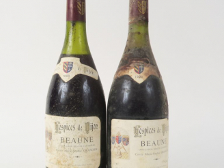 Vente aux enchères 2 BOUTEILLES BEAUNE 'CUVÉE MARIE SOPHIE GRANGIER' HOSPICES DE DIJON - 