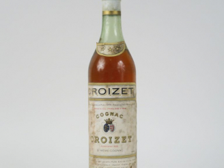 Vente aux enchères 1 VIEILLE BOUTEILLE COGNAC CROIZET - BS/EA