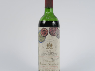 Vente aux enchères 1 BOUTEILLE CHÂTEAU MOUTON ROTHSCHILD 1er GCC PAUILLAC - 1978 - BEP/ET