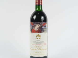 Vente aux enchères 1 BOUTEILLE CHÂTEAU MOUTON ROTHSCHILD 1er GCC PAUILLAC - 1985 - LB