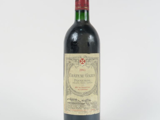 Vente aux enchères 1 BOUTEILLE CHÂTEAU GAZIN POMEROL - 1985 - BG/BLS