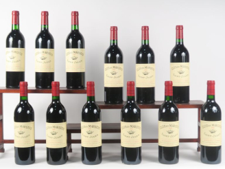 Vente aux enchères 12 BOUTEILLES CLOS DU MARQUIS ST JULIEN - 1986 - CBO - 1 BG