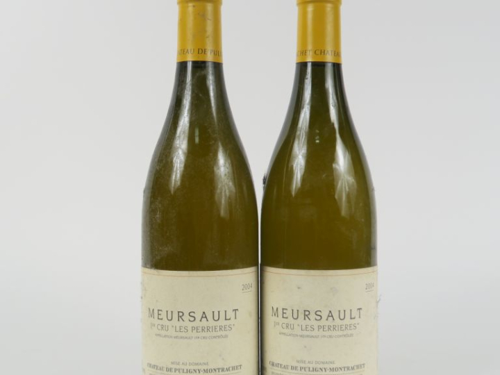 2 BOUTEILLES MEURSAULT 1er CRU 'LES PERRIÈRES' CHÂTEAU DE PULIGNY MONT