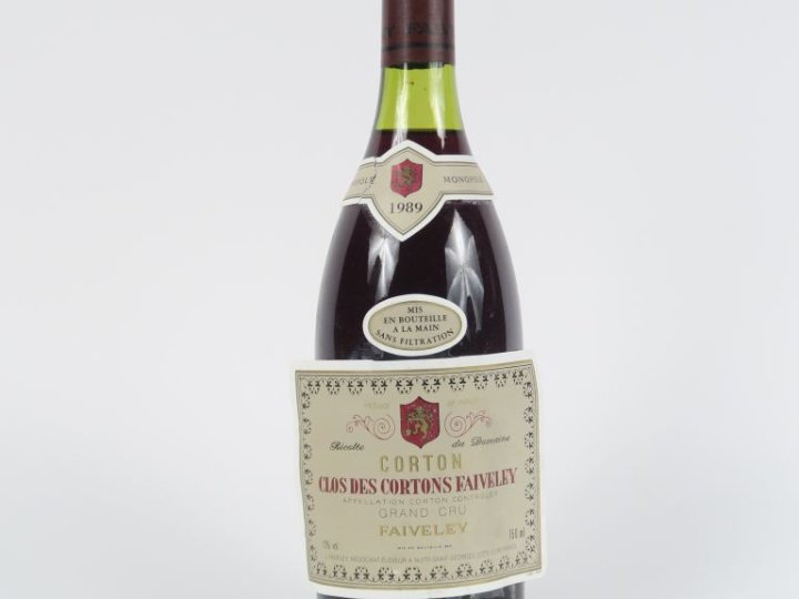 1 BOUTEILLE CORTON GC 'CLOS DES CORTONS' FAIVELEY - 1989 - ELA