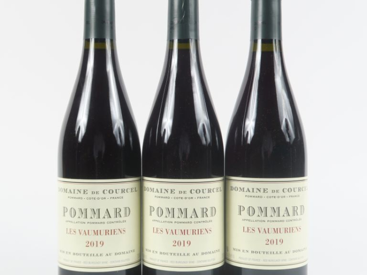 3 BOUTEILLES POMMARD 'LES VAUMURIENS' DOMAINE DE COURCEL - 2019