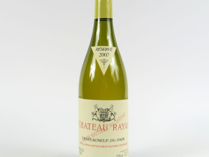 1 BOUTEILLE CHÂTEAU RAYAS BLANC CHÂTEAUNEUF DU PAPE - 2007
