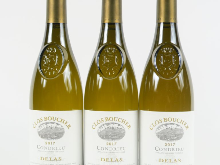 3 BOUTEILLES CONDRIEU 'CLOS BOUCHER' DELAS - 2017