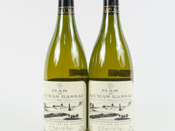 2 BOUTEILLES MAS DE DAUMAS GASSAC BLANC - 2012