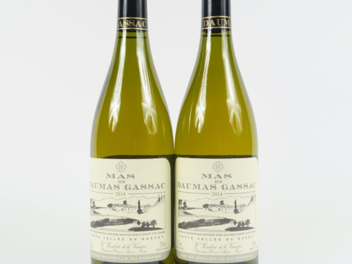 2 BOUTEILLES MAS DE DAUMAS GASSAC BLANC - 2014
