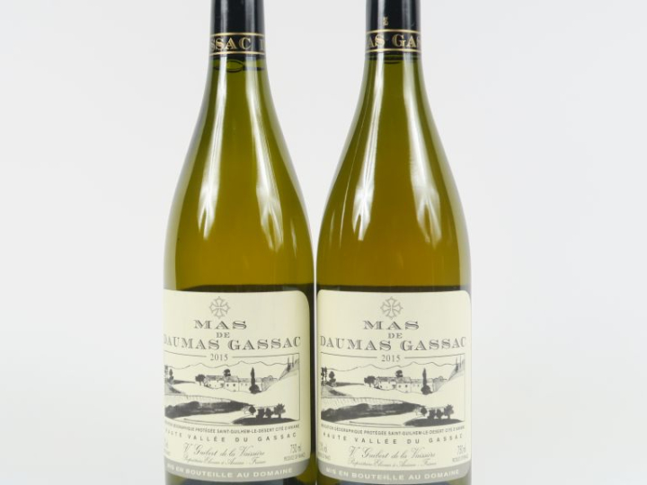 2 BOUTEILLES MAS DE DAUMAS GASSAC BLANC - 2015