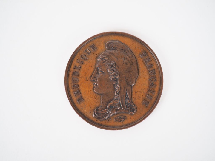 Médaille maçonnique, "gouvernement de défense national" souvenir du 29