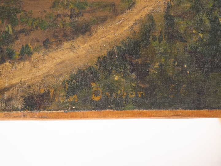 Jules BRETON. "Entrée de Courrières » (rue des Fusillés, Pas-de-Calais