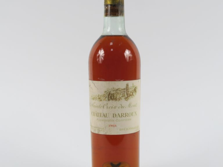 1 BOUTEILLE CHÂTEAU DARROUX STE CROIX DU MONT - 1953 - LB