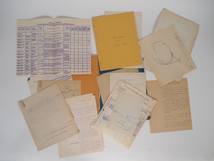 HISPANO SUIZA. Ensemble de documents liés aux moteurs de la marque, co