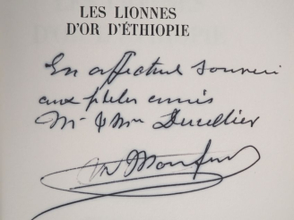 Vente aux enchères MONFREID (H. de). LES LIONNES D’OR D’ÉTHIOPIE. Paris, Laffont, 1964. I
