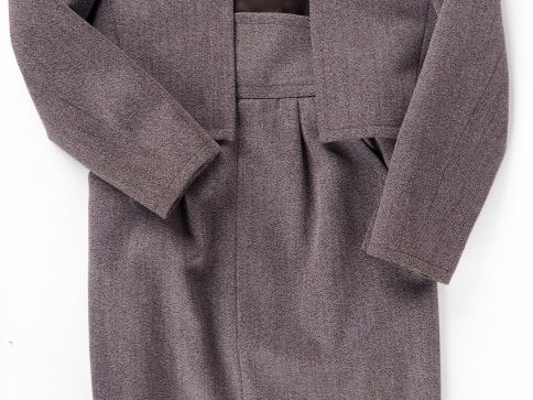 SAINT LAURENT, Rive gauche Ensemble de tailleur, veste et jupe en lain