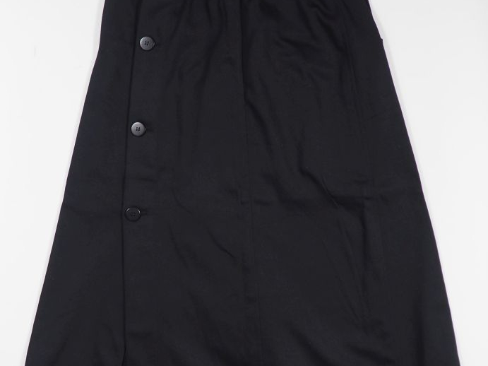 SAINT LAURENT, Rive gauche Jupe mi-longue probablement en coton, de co