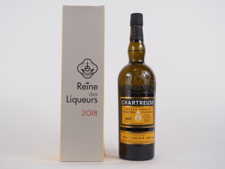 Vente aux enchères 1 BOUTEILLE CHARTREUSE "LA REINE DES LIQUEURS" EXPORT ALLEMAGNE - 2018