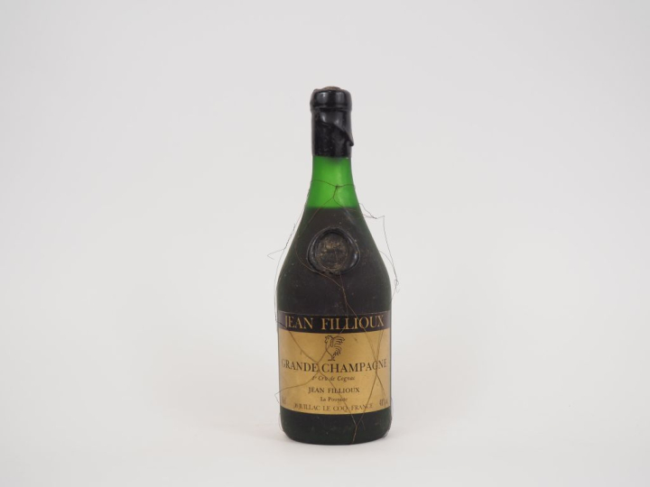 1 BOUTEILLE COGNAC GRANDE CHAMPAGNE JEAN FILLIOUX - CAPS CIRE