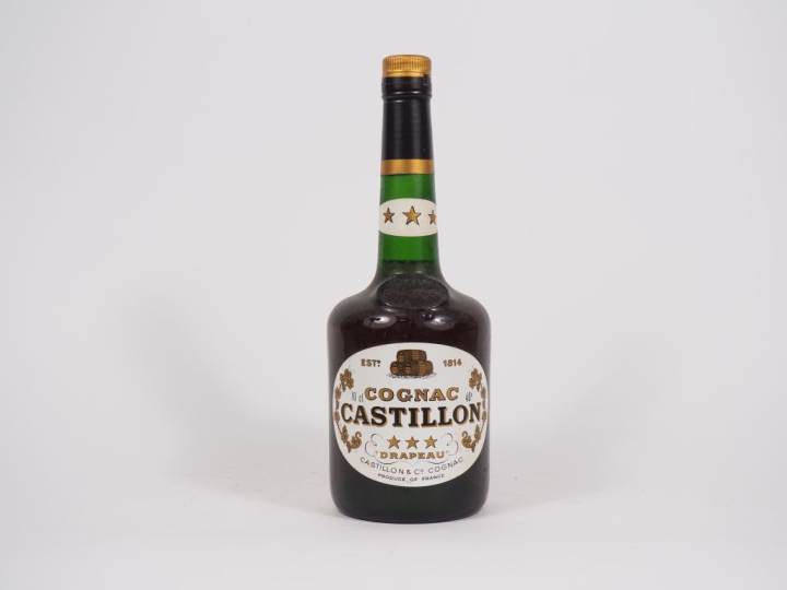 1 BOUTEILLE COGNAC CASTILLON DRAPEAU