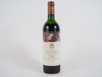 Vente aux enchères 1 BOUTEILLES CHÂTEAU MOUTON ROTHSCHILD 1er GCC PAUILLAC - 1985 - MEP/E