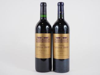Vente aux enchères 2 BOUTEILLES CHÂTEAU CANTENAC BROWN GCC MARGAUX : 1 de 1995 - 1 de 200
