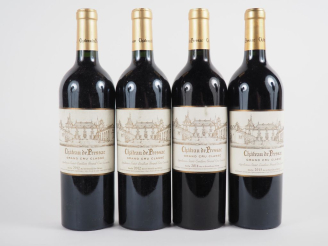 Vente aux enchères 4 BOUTEILLES CHÂTEAU DE PRESSAC GCC ST ÉMILION : 2 de 2012/1 de 2014/1