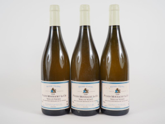 Vente aux enchères 3 BOUTEILLES PULIGNY MONTRACHET 1er CRU 'VIEILLES VIGNES' HENRI CLERC 