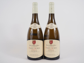 Vente aux enchères 2 BOUTEILLES SAINT AUBIN 1er CRU 'LES CORTONS' ROUX PÈRE   FILS - 2017