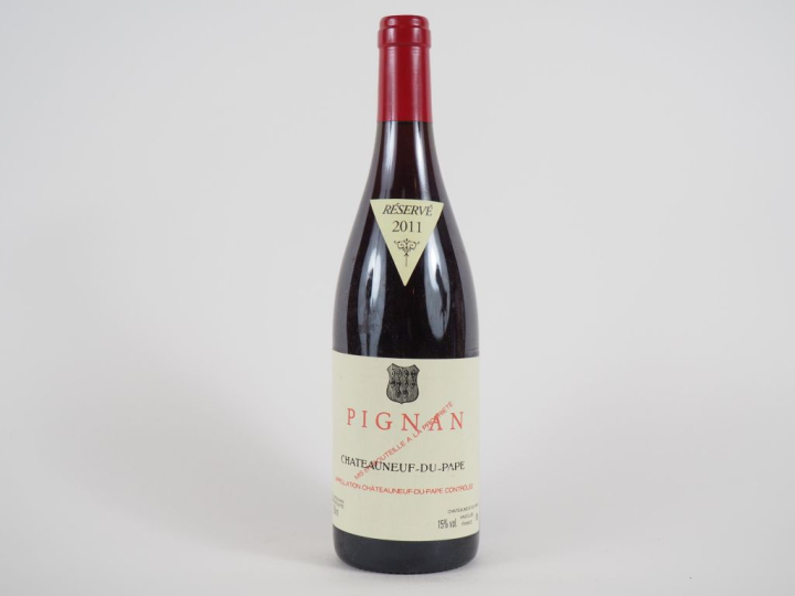 1 BOUTEILLE PIGNAN CHÂTEAUNEUF DU PAPE - 2011