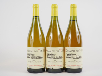 Vente aux enchères 3 BOUTEILLES DOMAINE DES TOURS BLANC EMMANUEL REYNAUD - 2012