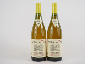 Vente aux enchères 2 BOUTEILLES CHÂTEAU DES TOURS 'GRANDE RÉSERVE' BLANC EMMANUEL REYNAUD