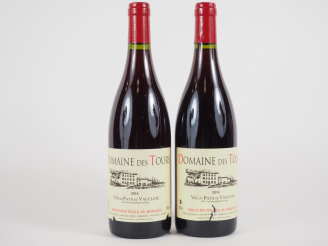 Vente aux enchères 2 BOUTEILLES DOMAINE DES TOURS EMMANUEL RAYNAUD - 2014 - 1 ELT/1 EA