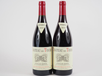 Vente aux enchères 2 BOUTEILLES CHÂTEAU DES TOURS 'RÉSERVE' EMMANUEL REYNAUD - 2019