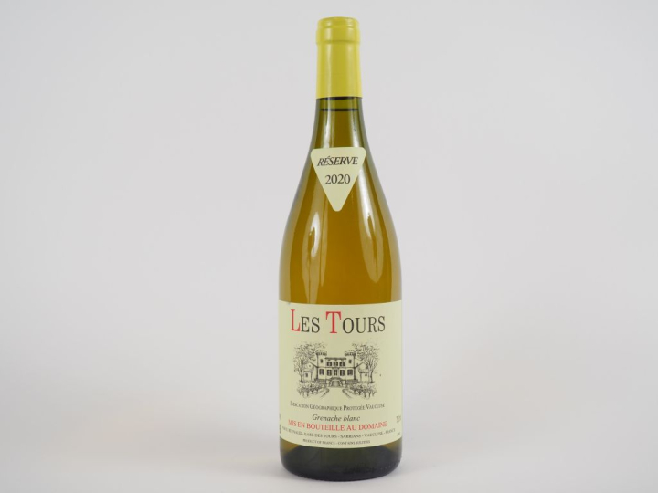 1 BOUTEILLE LES TOURS 'RÉSERVE' BLANC EMMANUEL REYNAUD - 2020