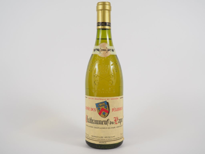 1 BOUTEILLE CHÂTEAUNEUF DU PAPE BLANC 'CUVÉE DES FÉLIBRES' DOMAINE DE 