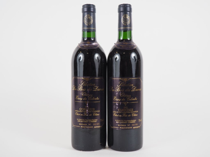2 BOUTEILLES CHÂTEAU ETANG DES COLOMBES 'SÉLECTION DU BOIS DES DAMES' 