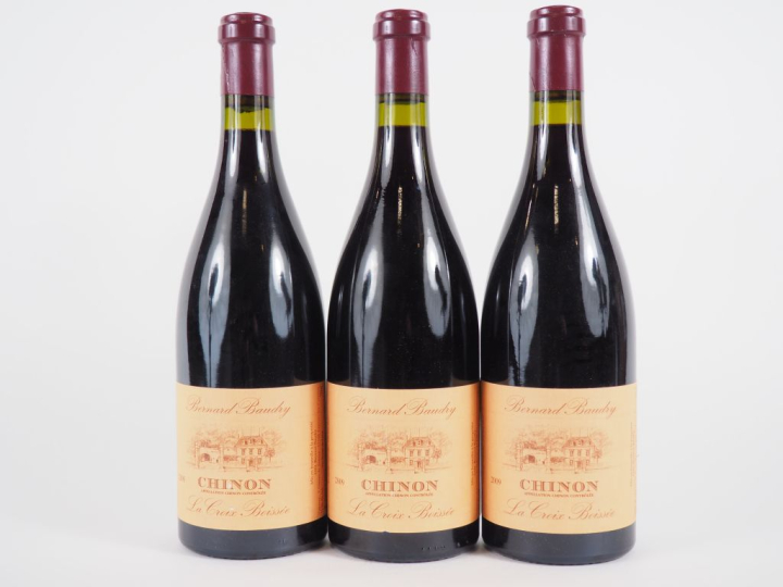 3 BOUTEILLES CHINON 'LA CROIX BOISSÉE' BERNARD BAUDRY - 2009