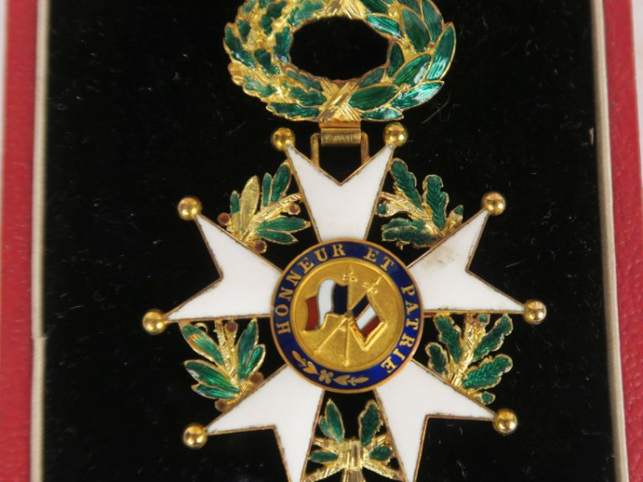 FRANCE  ORDRE DE LA LEGION D’HONNEUR Etoile d’officier IIIe République