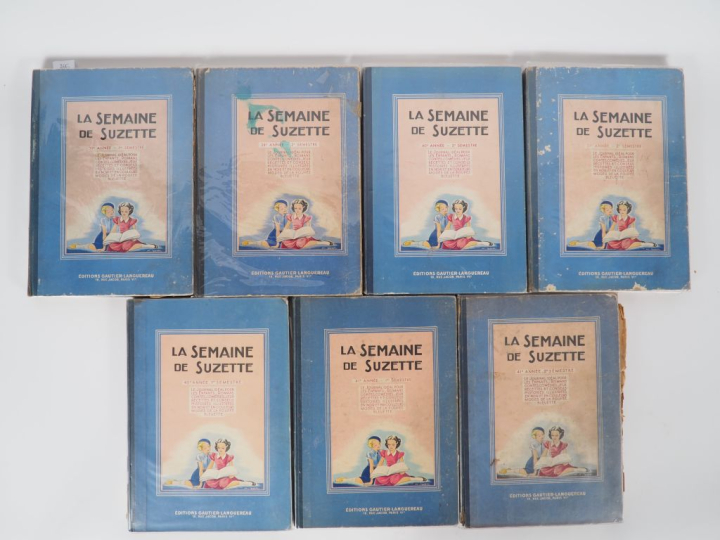 La Semaine de Suzette. 11 vol. De l'année 1947 à 1952