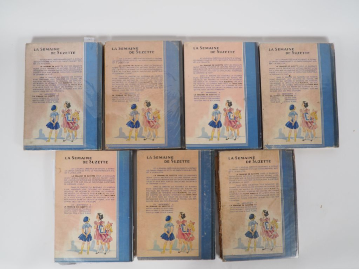 La Semaine de Suzette. 11 vol. De l'année 1947 à 1952