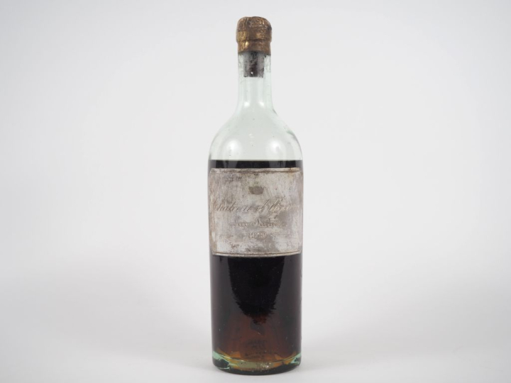 1 BOUTEILLE CHÂTEAU D'YQUEM 1er CCS SAUTERNES - 1913 - VIDANGE/ETA/BOU